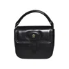 Bally Beckett Flat Mini Glossed-leather Tote In Black