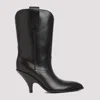Bally 95 Cowboy Leather Boots In Black