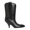 Bally 95 Cowboy Leather Boots In Black