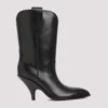 Bally 95 Cowboy Leather Boots In Black