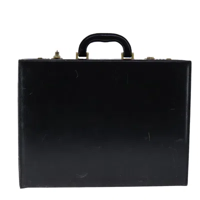 Pre-owned Bally Black Leather Briefcase Bag ()