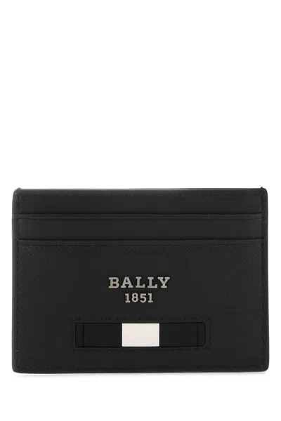 Bally Black Leather Card Holder