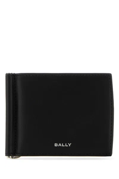 Bally Black Leather Card Holder