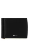 Bally Banque Bi-fold Leather Wallet In Black