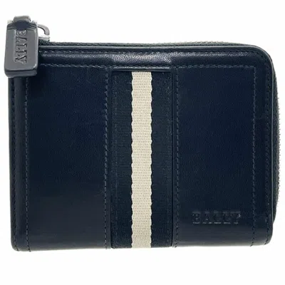 Pre-owned Bally Black Leather Coin Purse/coin Case ()