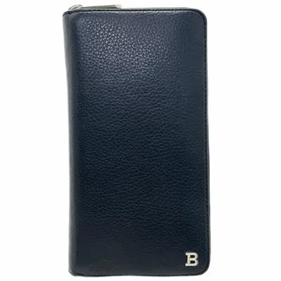 Pre-owned Bally Black Leather Coin Purse/coin Case ()