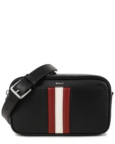 Pre-owned Bally Black Leather Crossbody (authentic Pre-loved)