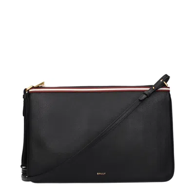 Bally Black Leather Crossbody Women's Bag