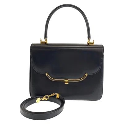 Pre-owned Bally Black Leather Handbag Shoulder Bag ()