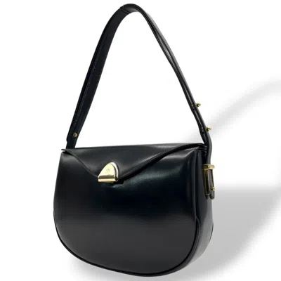 Pre-owned Bally Black Leather Handbag Shoulder Bag ()