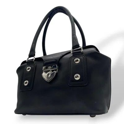 Pre-owned Bally Black Leather Handbag Tote Bag ()