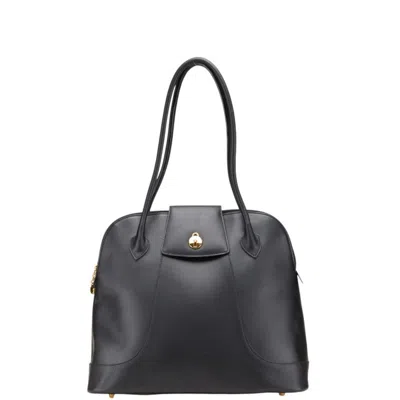Pre-owned Bally Black Leather Handbag Tote Bag ()