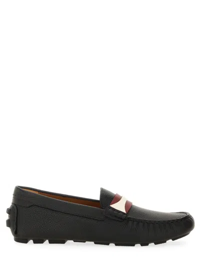 Bally Black Leather Loafers