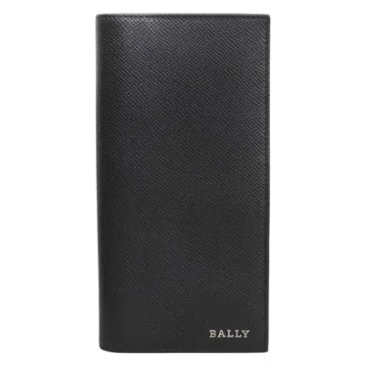 Pre-owned Bally Black Leather Long Wallet (bi-fold) ()
