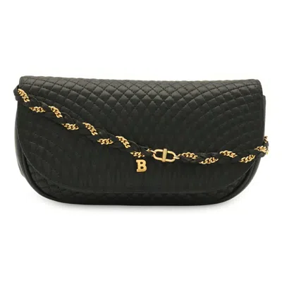 Pre-owned Bally Black Leather Pochette Shoulder Bag ()