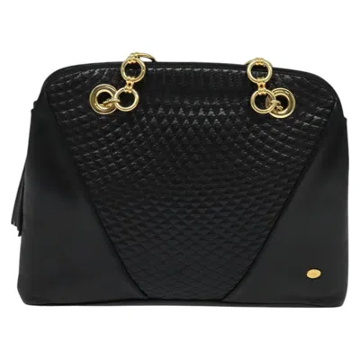 Pre-owned Bally Black Leather Shoulder Bag ()