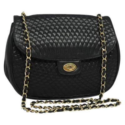 Pre-owned Bally Black Leather Shoulder Bag ()