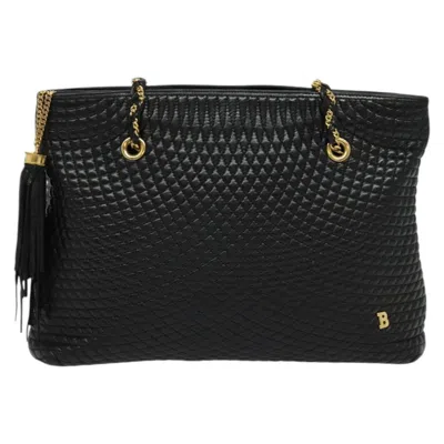 Pre-owned Bally Black Leather Shoulder Bag ()