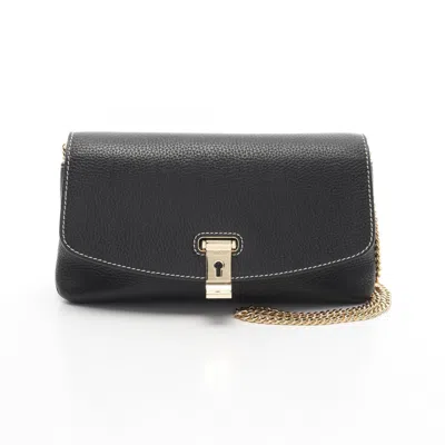 Pre-owned Bally Black Leather Shoulder Bag ()