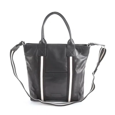 Pre-owned Bally Black Leather Shoulder Bag ()