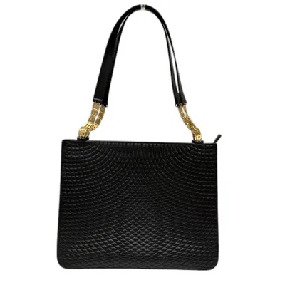Pre-owned Bally Black Leather Shoulder Bag Tote Bag ()