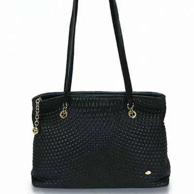Pre-owned Bally Black Leather Shoulder Bag Tote Bag ()