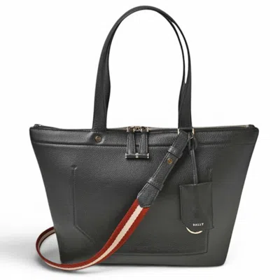 Pre-owned Bally Black Leather Shoulder Bag Tote Bag ()