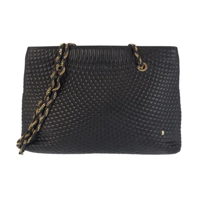 Pre-owned Bally Black Leather Shoulder Bag Tote Bag ()