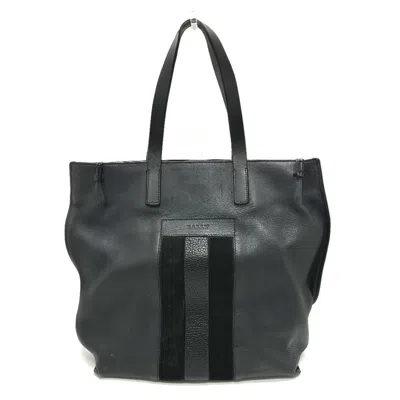 Pre-owned Bally Black Leather Tote Bag ()