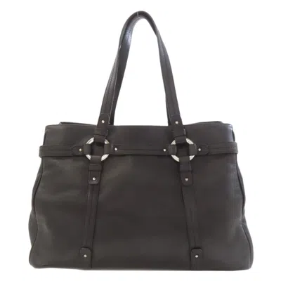 Pre-owned Bally Black Leather Tote Bag ()