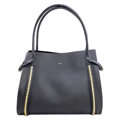 Pre-owned Bally Black Leather Tote Bag ()