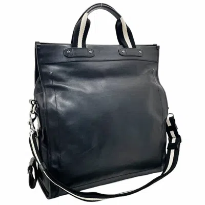 Pre-owned Bally Black Leather Tote Bag ()