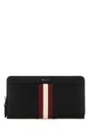 Bally Wallet Leather Stripe Detail