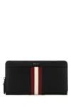 Bally Black Leather Wallet In Black