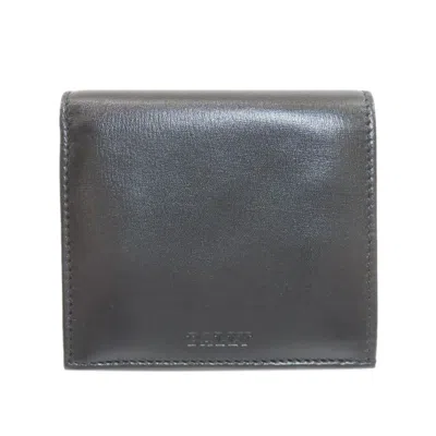 Pre-owned Bally Black Leather Wallet (bi-fold) ()