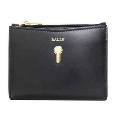 Pre-owned Bally Black Leather Wallet (bi-fold) ()