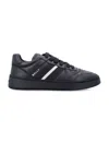 Bally Rebby Sneakers With Rubber Sole And Perforated Toe In Black