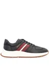 Bally Contemporary Low-top Sneakers With Perforated Design In Black