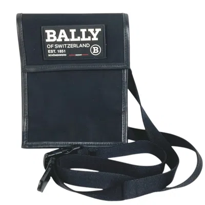 Pre-owned Bally Black Nylon Canvas Shoulder Bag ()
