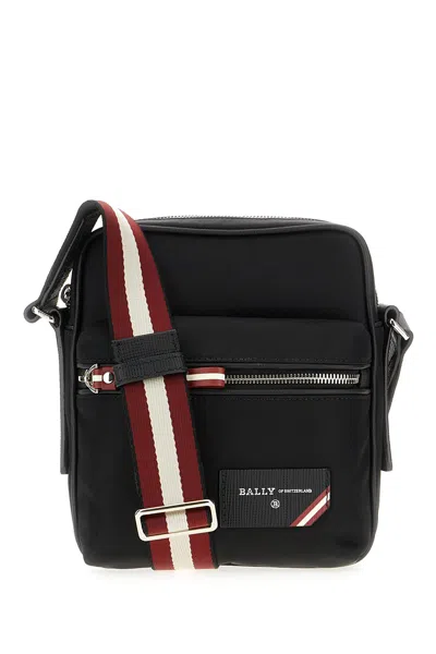 Bally Black Nylon Faara Shoulder Bag In F000