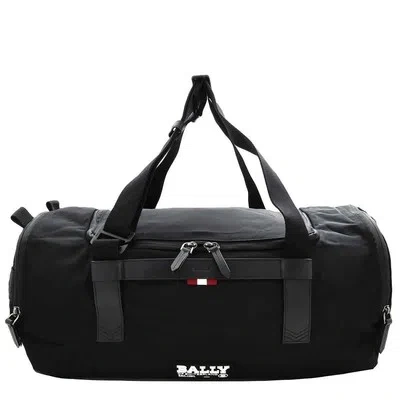 Pre-owned Bally Black On The Go Logo Duffle Bag 6235480