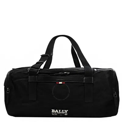 Bally Black On The Go Logo Duffle Bag In Pink