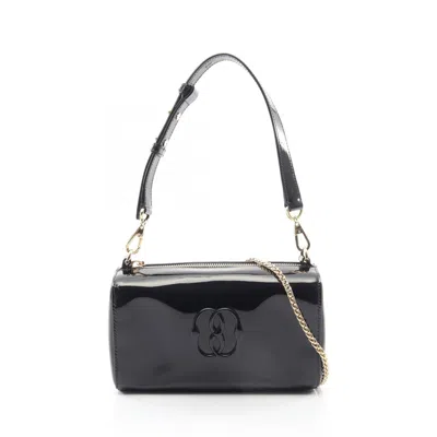 Pre-owned Bally Black Patent Leather Handbag Shoulder Bag ()