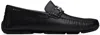 Bally Black Pilot Pexon Loafers In Black/palladio