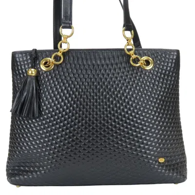 Pre-owned Bally Black Quilting Leather Tote Bag ()