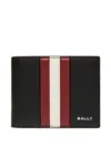 Bally Block Texture Bi-fold Wallet