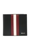 Bally Block Texture Bi-fold Wallet