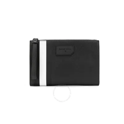 Bally Black Skid Clutch Bag