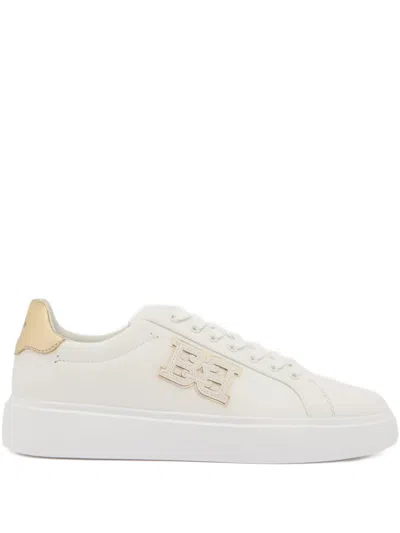 Bally Blayze B-chain Leather Sneakers In Neutral