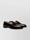 Bally Block Heel Loafers Penny Slot